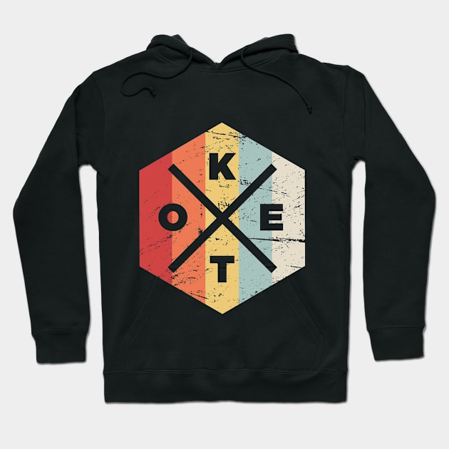 Retro Vintage KETO Icon Hoodie by MeatMan